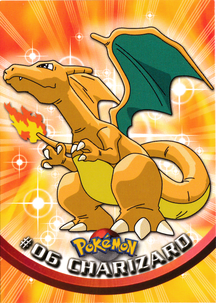 Charizard - 06 - Topps - Series 1 - front