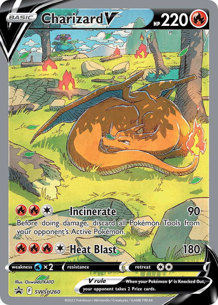 Charizard V - SWSH260 - Sword & Shield Promos