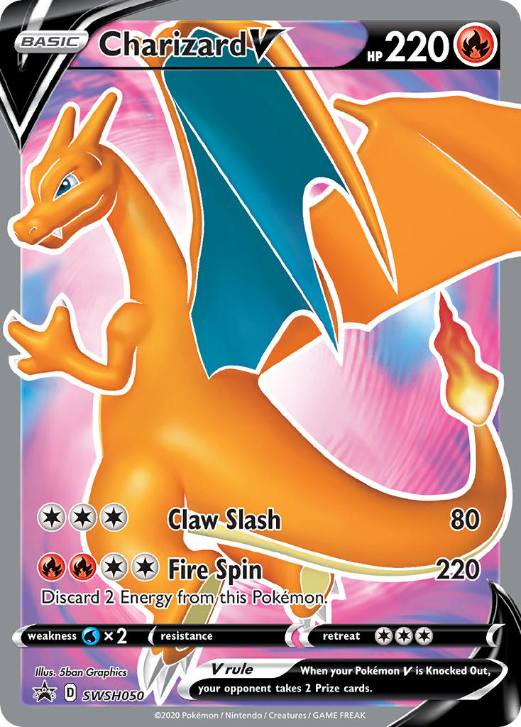 Charizard V - SWSH050 - Sword & Shield Promos