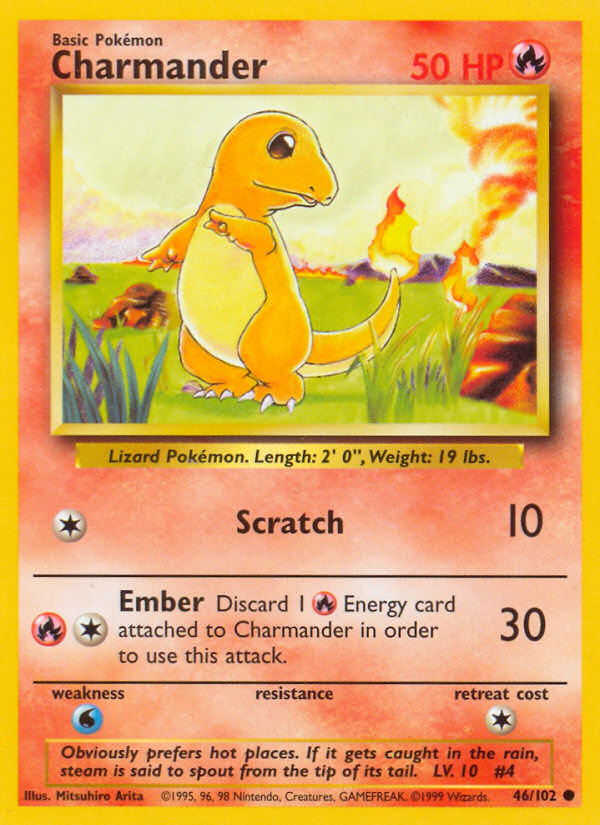 Charmander Base set Unlimited