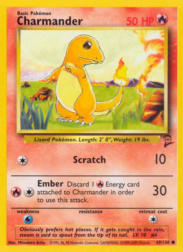 Charmander-69-Base Set 2