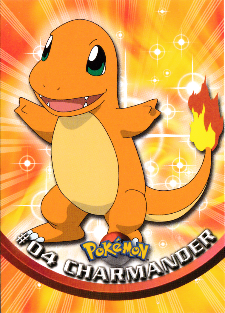 Charmander - 04 - Topps - Series 1 - front