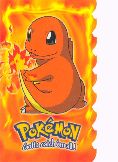 Charmander - 4 of 12 - Topps - Pokemon the first movie - front