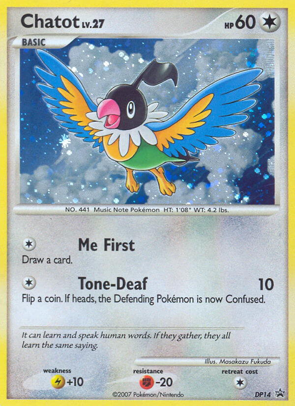 Chatot - DP14 - Diamond & Pearl Promos