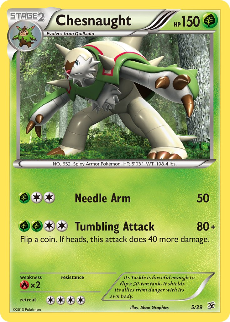 Chesnaught - 5 - Kalos Starter Set