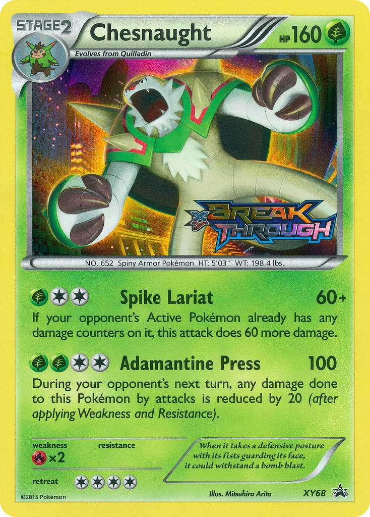 Chesnaught - XY68 - XY Promos