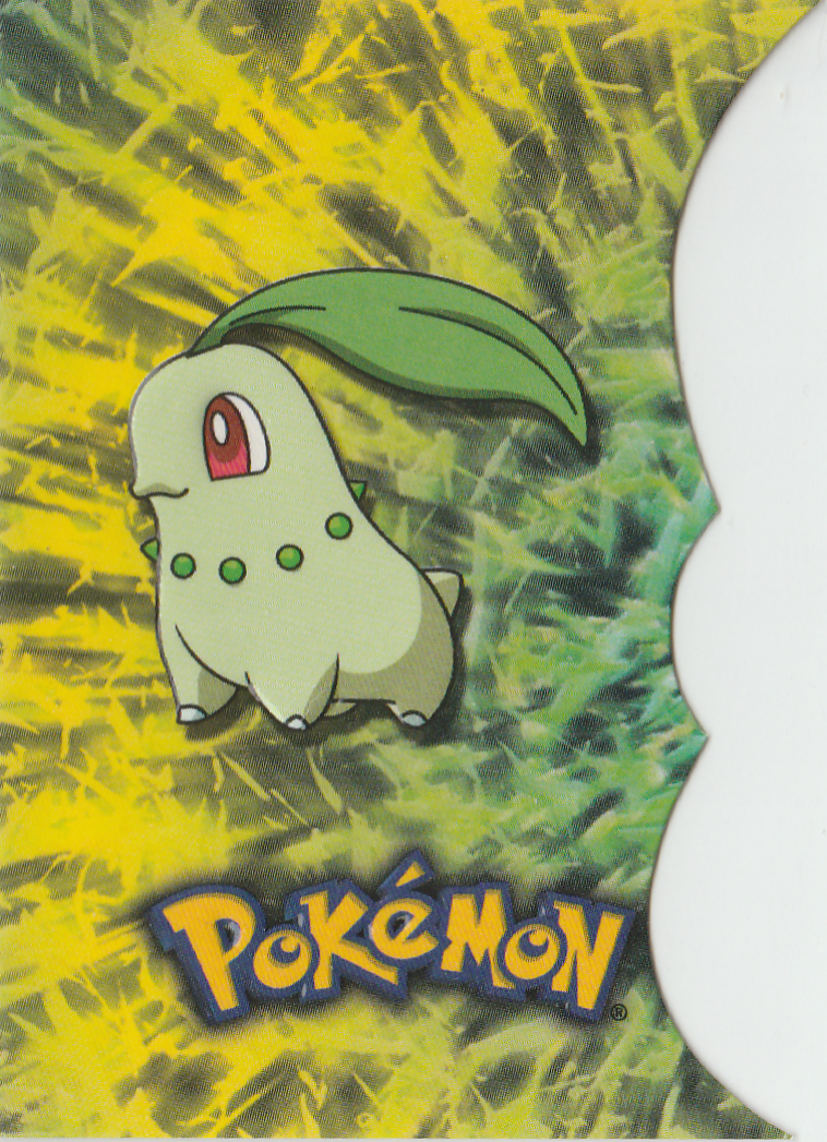 Chikorita - 1 of 15 - Topps - Johto series - front