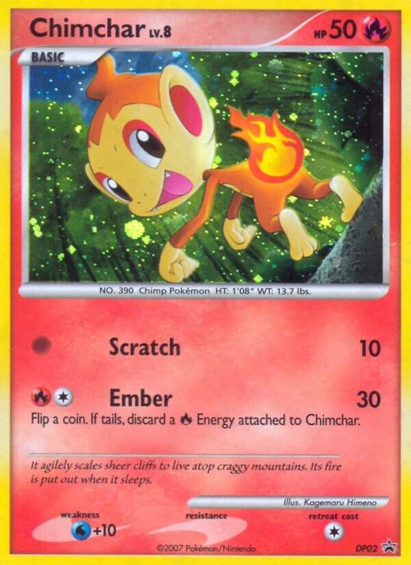 Chimchar - DP02 - Diamond & Pearl Promos