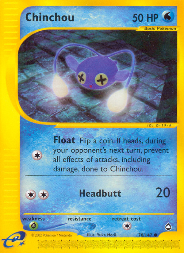 Chinchou - 70/147 - Aquapolis