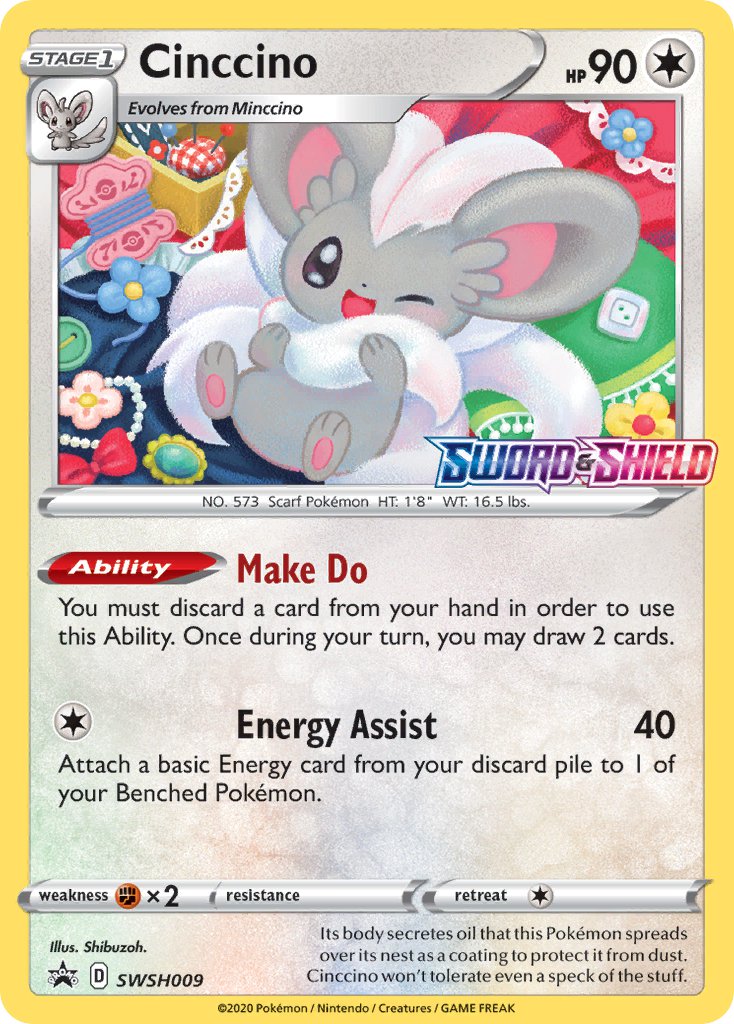 Cinccino - SWSH009 - Sword & Shield Promos