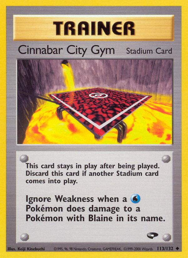 Cinnabar City Gym Gym Challenge Unlimited