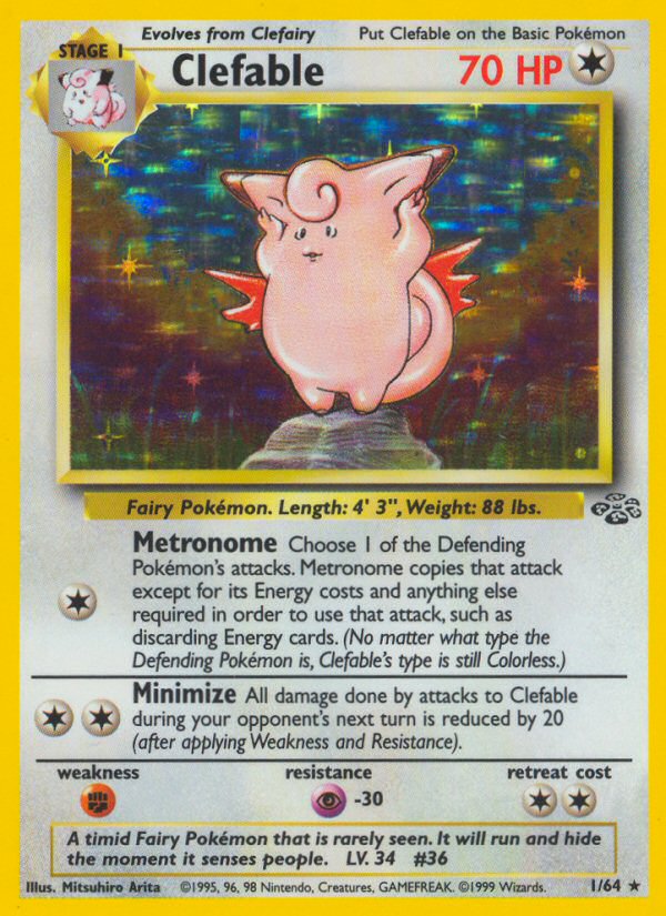 Clefable unlimited jungle set