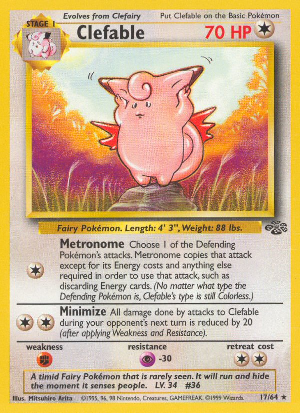 Clefable unlimited jungle set