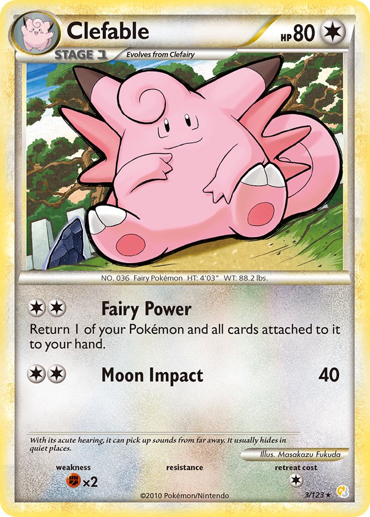 Clefable - 3 - HeartGold & SoulSilver