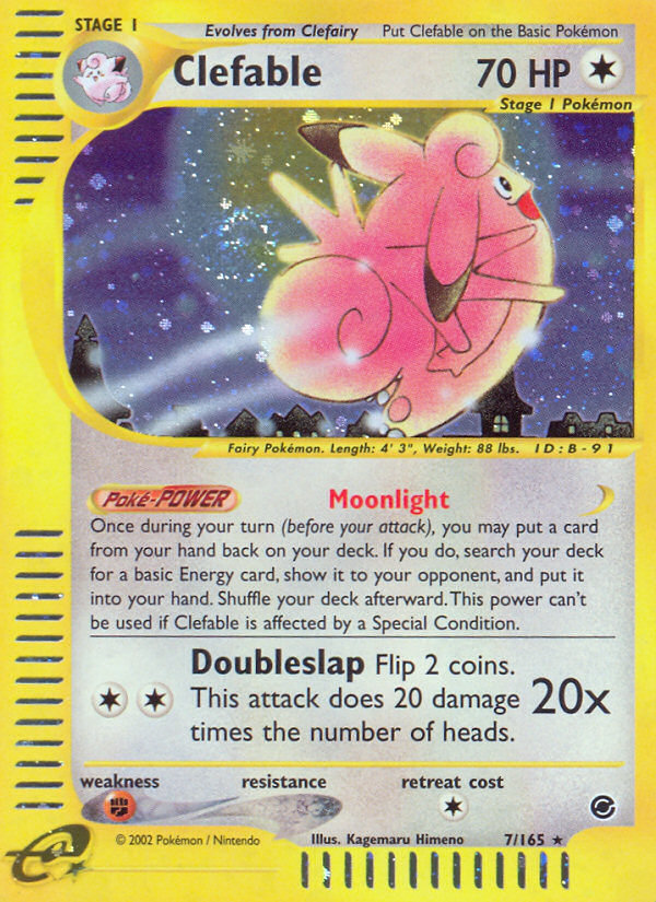 Clefable - Expedition Base set