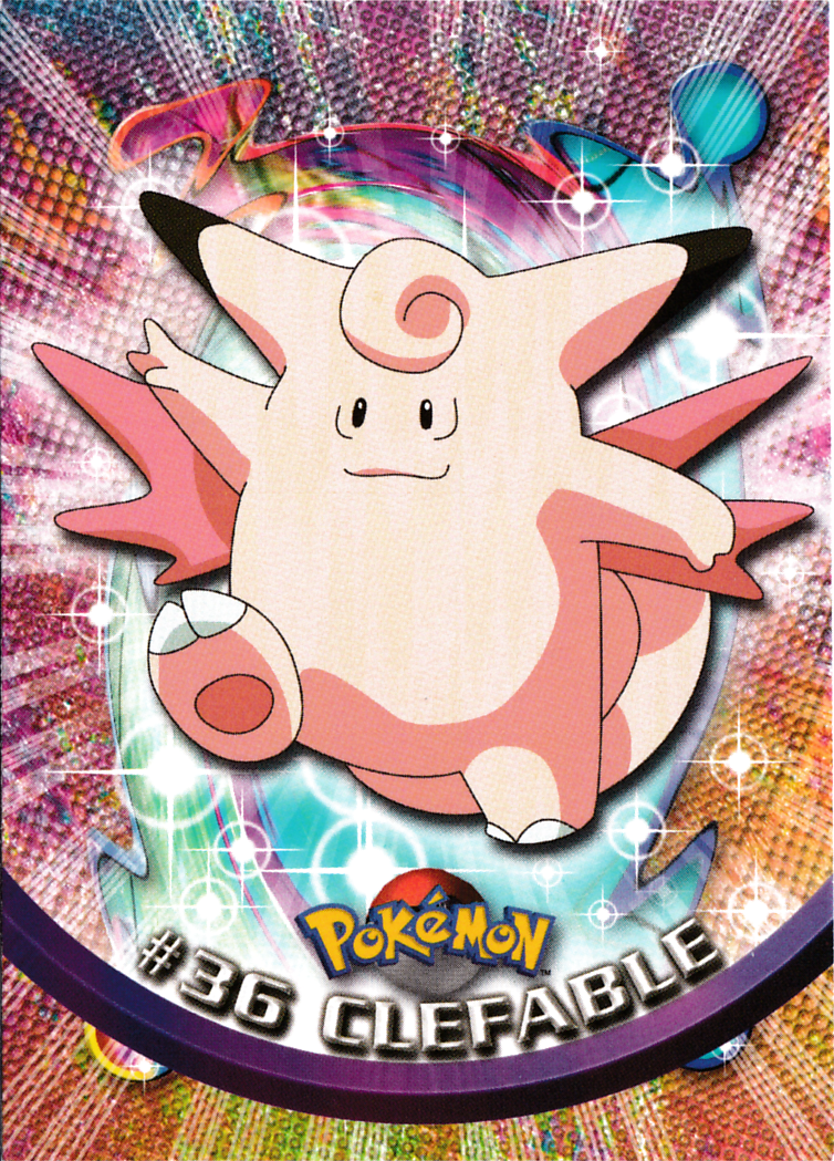 Clefable - 36 - Topps - Series 1 - front