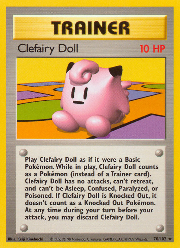 Clefairy Doll Base set Unlimited