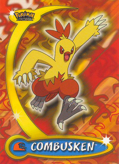 Combusken - 21 - Topps - Pokemon Advanced Challenge - front