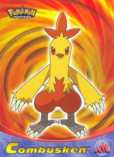 Combusken - 25 - Topps - Pokemon Advanced - front