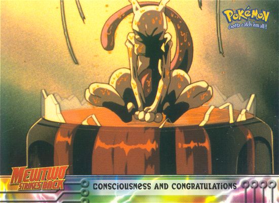 Consciousness and Congratulations - 3 - Topps - Pokemon the first movie - front