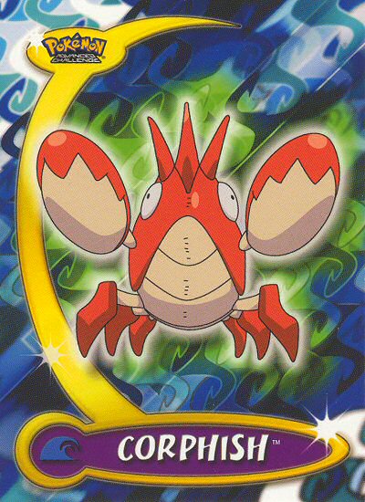 Corphish - 22 - Topps - Pokemon Advanced Challenge - front