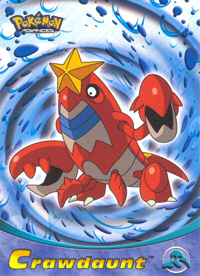 Crawdaunt - 28 - Topps - Pokemon Advanced - front