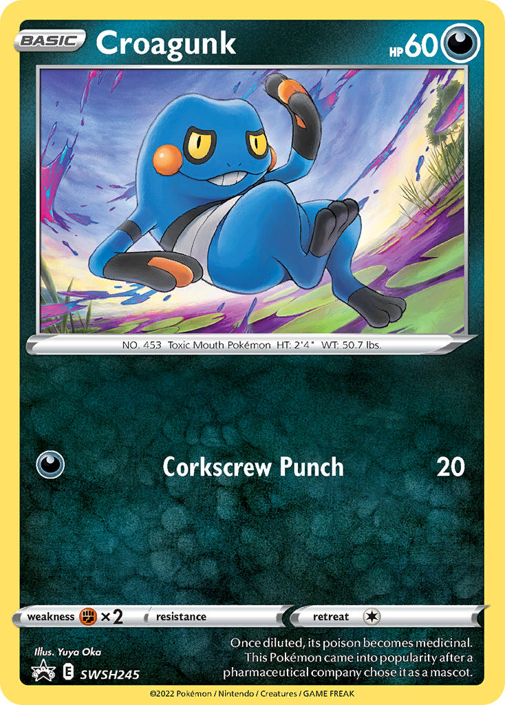 Croagunk - SWSH245 - Sword & Shield Promos