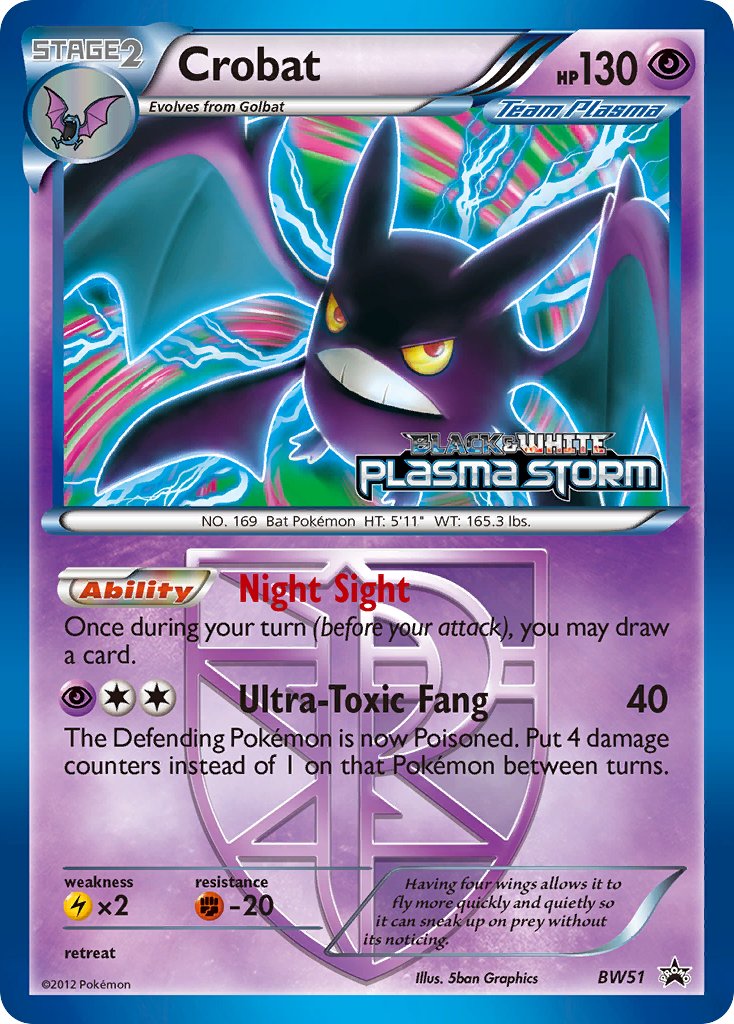 Crobat - BW51 - Black & White Promos