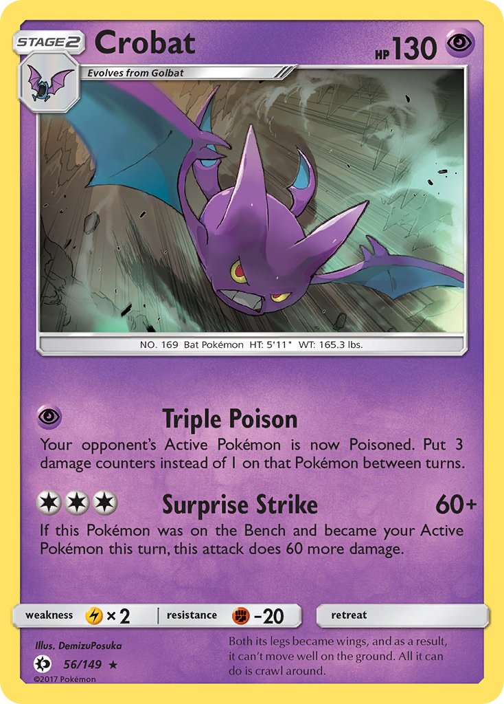 Crobat - 56 - Sun & Moon