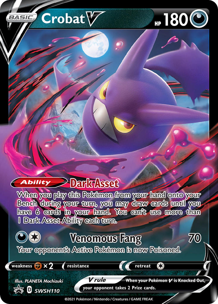 Crobat V - SWSH110 - Sword & Shield Promos