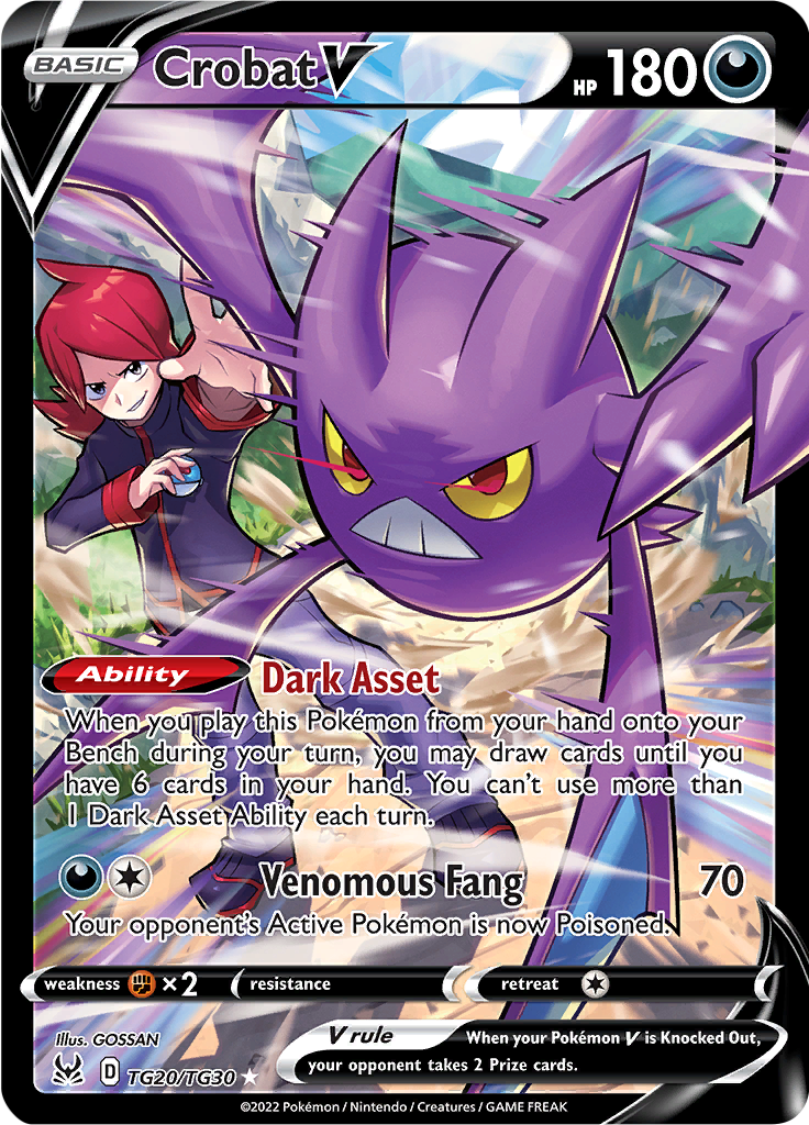 Crobat V - TG20 - Lost Origin