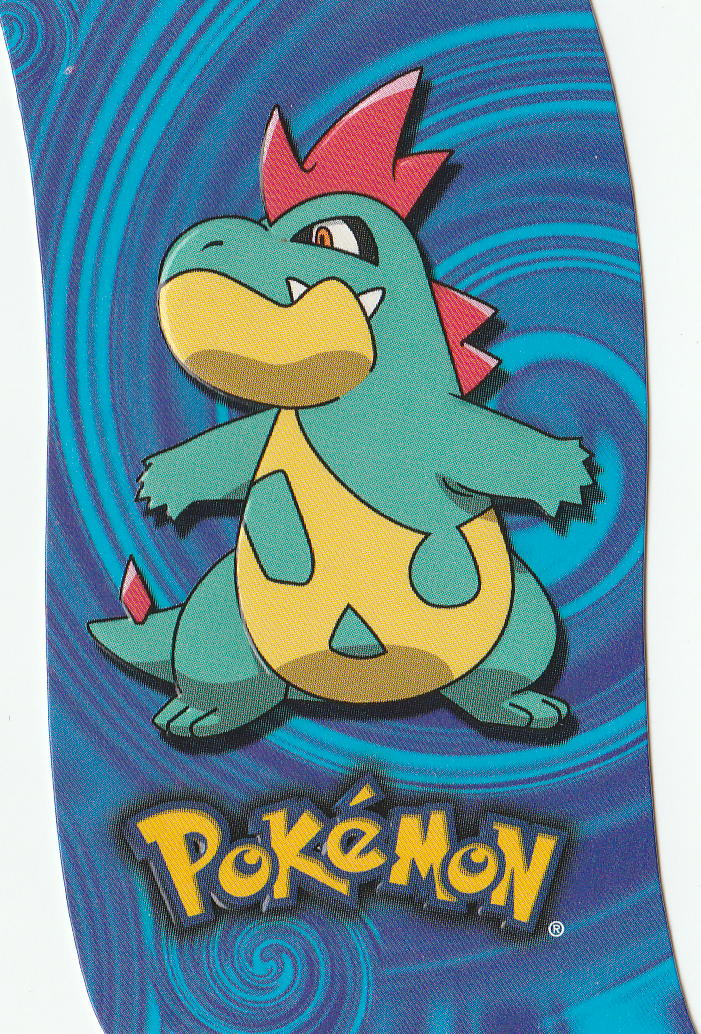 Croconaw - 8 of 15 - Topps - Johto series - front