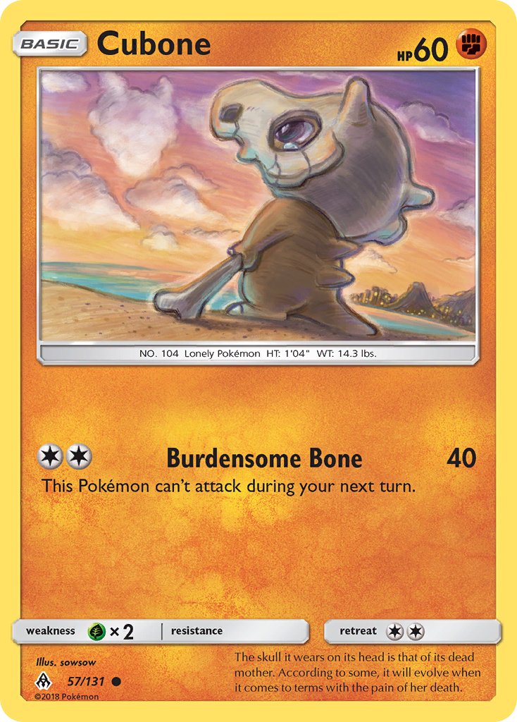 Cubone - 57 - Forbidden Light