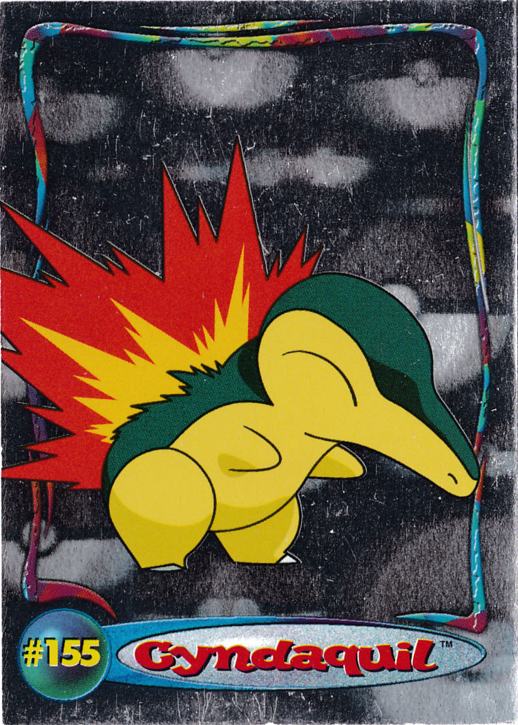 Cyndaquil - 2 of 9 - Topps - Series 3 - front