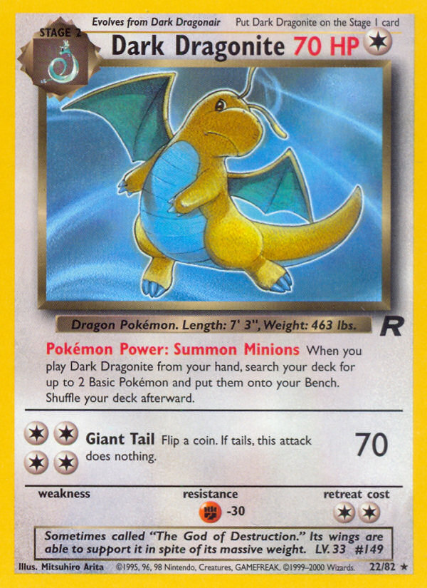 Dark Dragonite Team Rocket unlimited