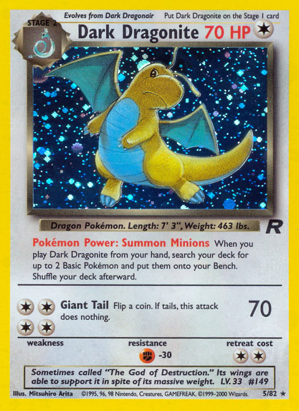 Dark Dragonite Team Rocket unlimited