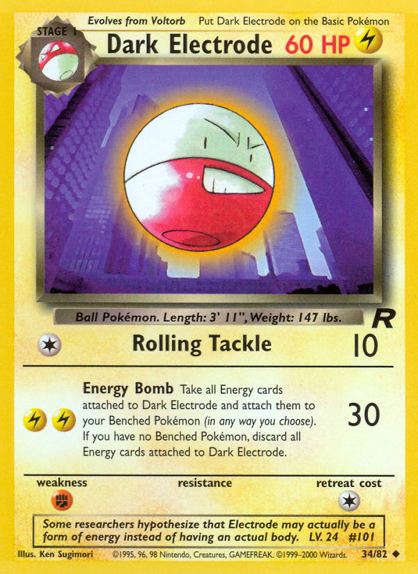 Dark Electrode Team Rocket unlimited