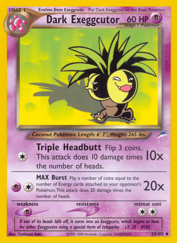 Dark Exeggutor - Neo Destiny - Unlimited