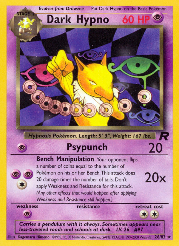 Dark Hypno Team Rocket unlimited