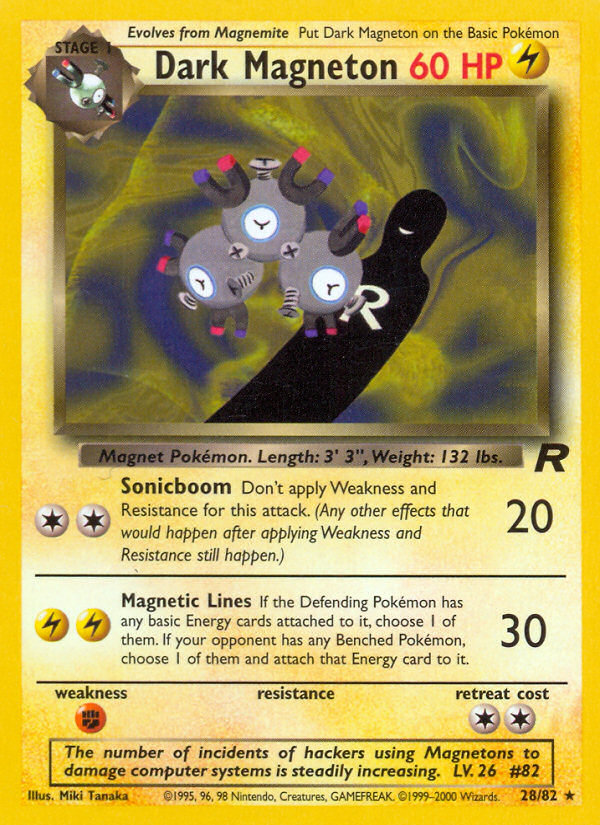 Dark Magneton Team Rocket unlimited