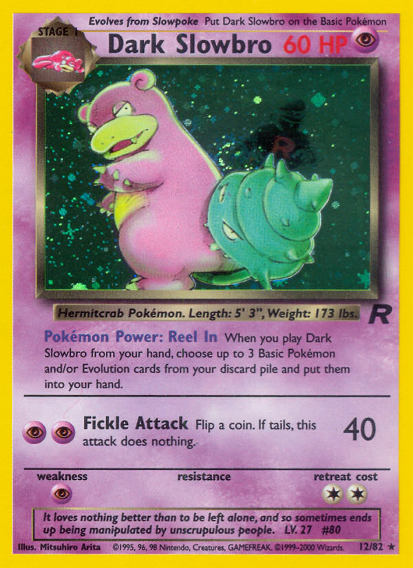 Dark Slowbro Team Rocket unlimited