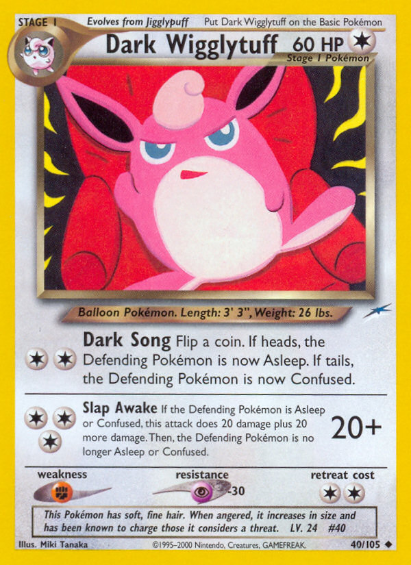 Dark Wigglytuff - Neo Destiny - Unlimited