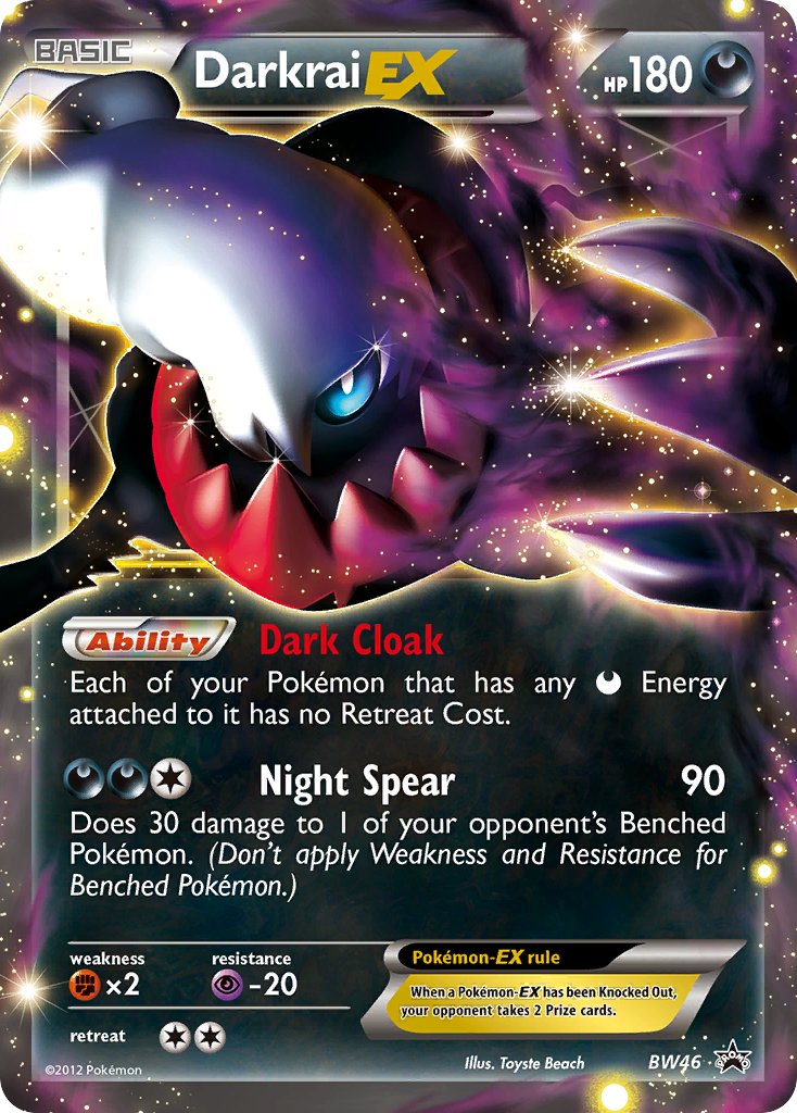 Darkrai-EX - BW46 - Black & White Promos