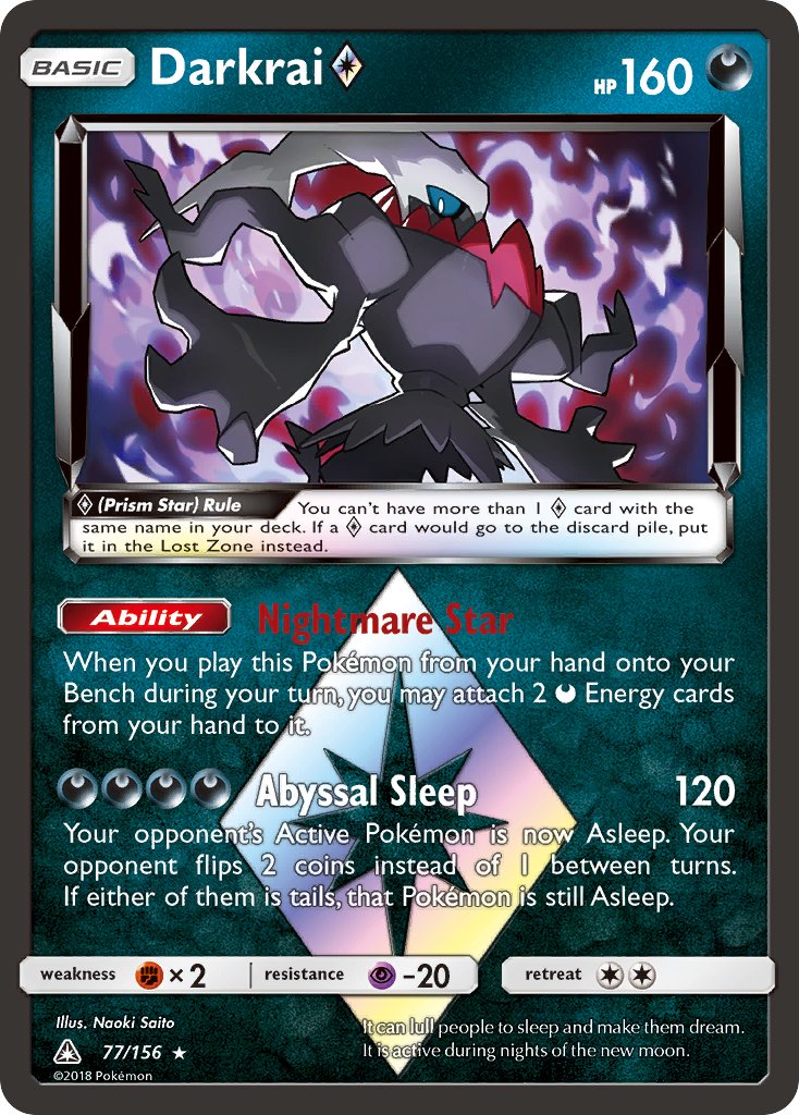 Darkrai p - 77 - Ultra Prism