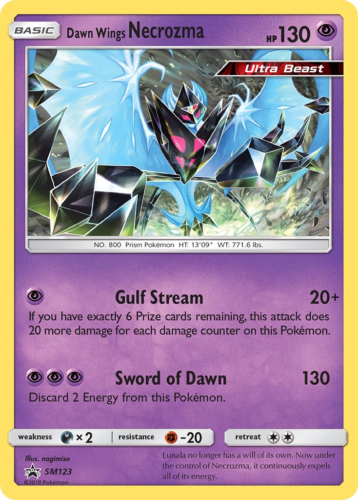 Dawn Wings Necrozma - SM123 - Sun & Moon Promos