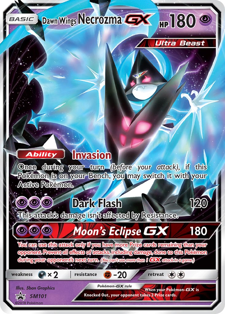 Dawn Wings Necrozma-GX - SM101 - Sun & Moon Promos