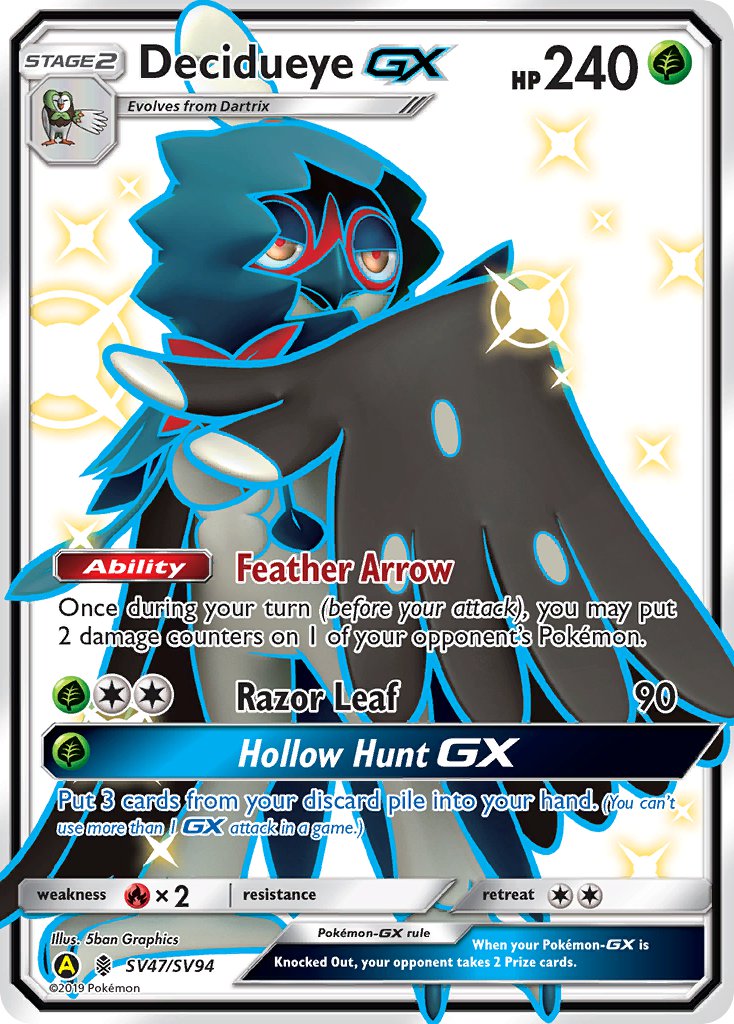 Decidueye-GX - SV47 - Guardians Rising