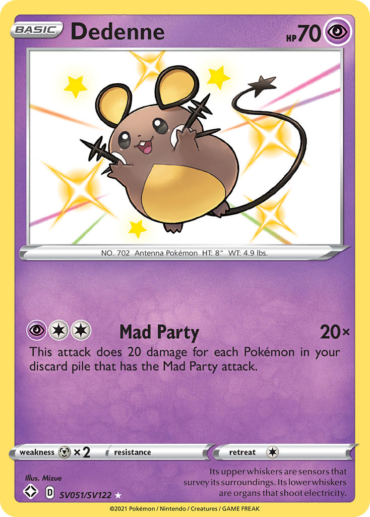 Dedenne - SV051 - Shining Fates