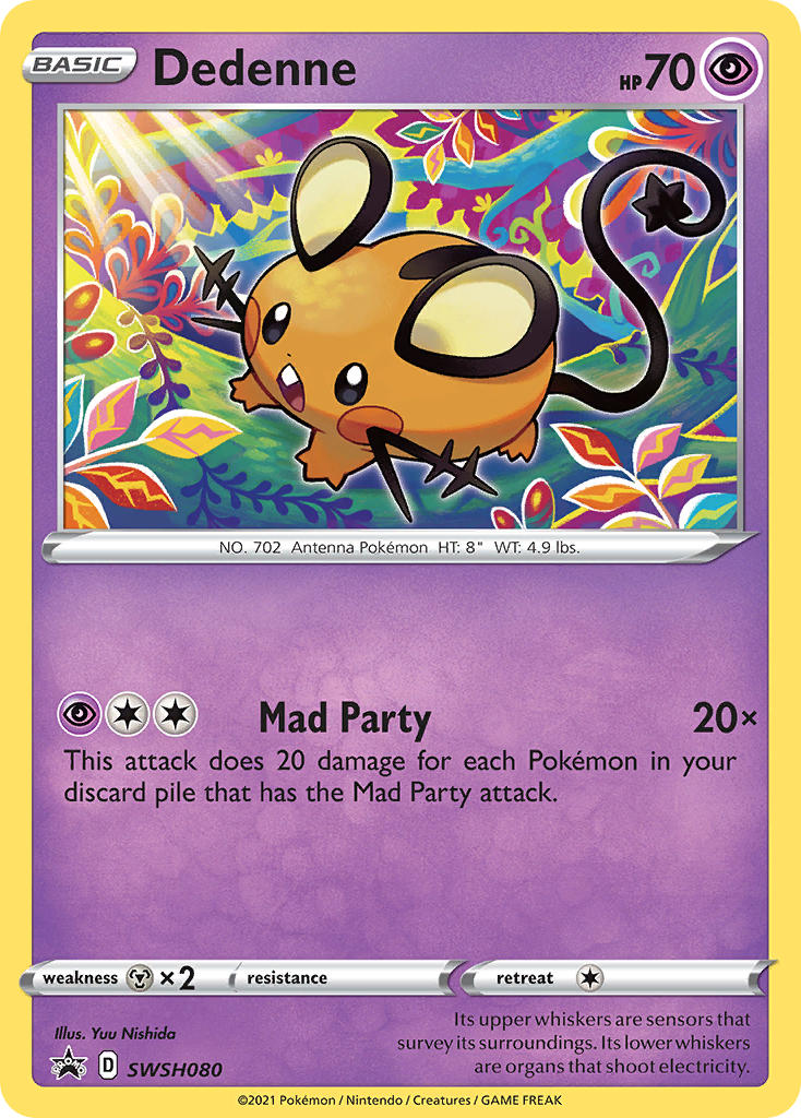 Dedenne - SWSH080 - Sword & Shield Promos