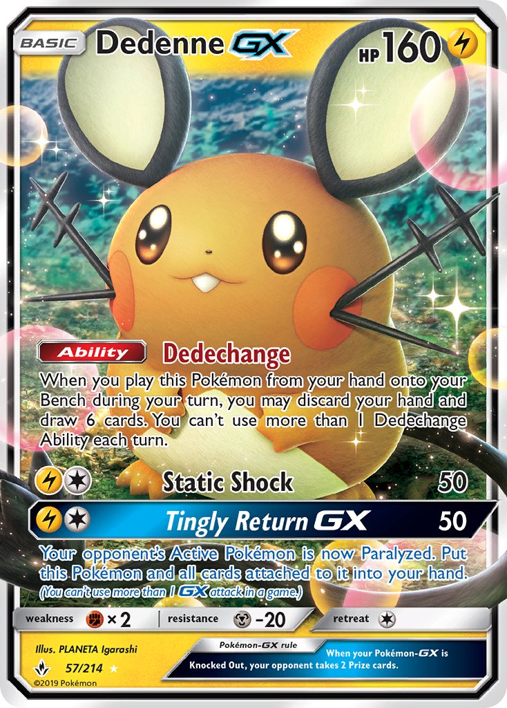 Dedenne-GX - 57 - Unbroken Bonds